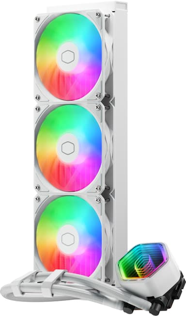 Cooler Master MasterLiquid 360 Core II RGB CPU vannkjøler (hvit)