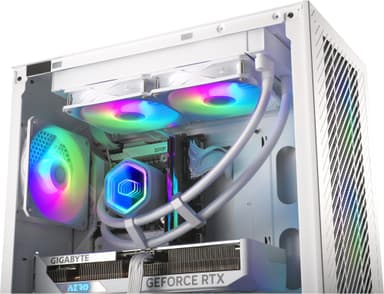 Cooler Master MasterLiquid 240 Core II RGB CPU vannkjøler (hvit)