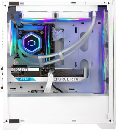 Cooler Master MasterLiquid 240 Core II RGB CPU vannkjøler (hvit)
