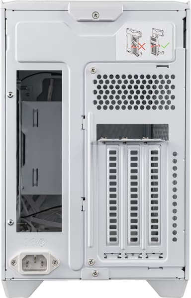 Cooler Master MasterBox NR200P V2 White PC-kabinett (hvit)