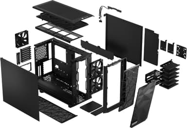Fractal Meshify 2 PC-kabinett (solid sort)