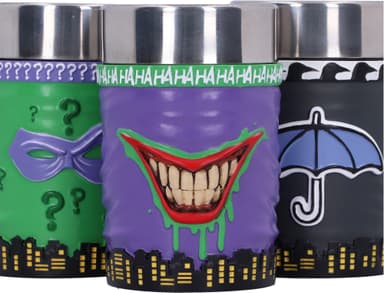 Nemesis Now Batman shotglass (3-pakning, Villains)