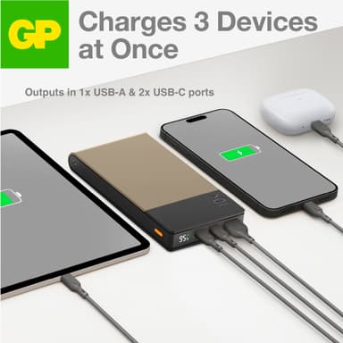 GP M2+ 10,000mAh powerbank (beige)