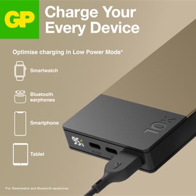 GP M2+ 10,000mAh powerbank (beige)