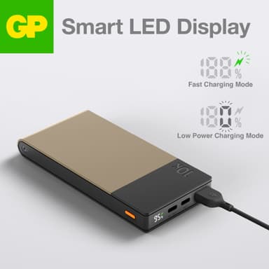 GP M2+ 10,000mAh powerbank (beige)