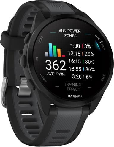 Garmin Forerunner 165 Music sportsklokke (sort)