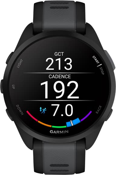 Garmin Forerunner 165 Music sportsklokke (sort)