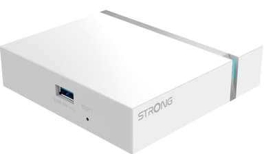 Strong Leap S3+V2 Google TV Box 4K UHD strømmeenhet (hvit)
