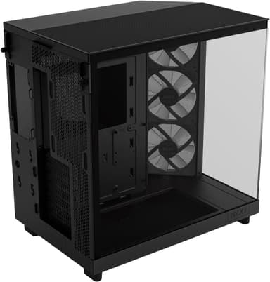 NZXT H6 Flow RGB 2024 PC-kabinett (sort)