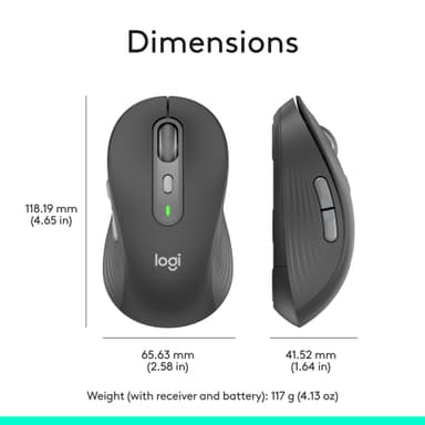 Logitech M750 L Signature Plus trådløs mus
