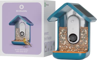 Bird Buddy solcelledrevet fuglemater med kamera (blå)