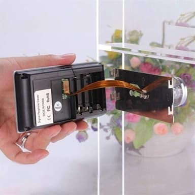 Widescreen-dørkamera med 3,5"" skjerm og 1 MP HD-kamera