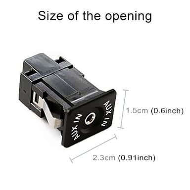 AUX-adapter med støpsel for Ford Fiesta / Focus / Mondeo / PUMA / MK2 / MK3 / S-MAX
