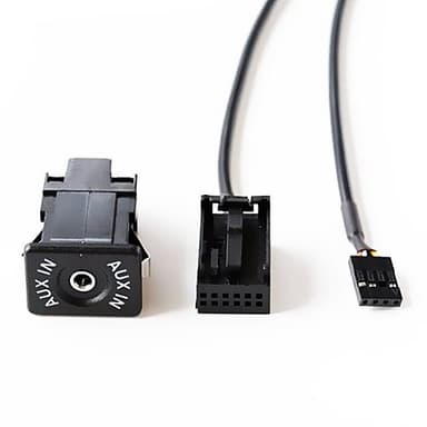 AUX-adapter med støpsel for Ford Fiesta / Focus / Mondeo / PUMA / MK2 / MK3 / S-MAX