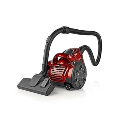 Nedis Støvsuger uten pose | Uten Pose | 700 W | Støvkapasitet: 1.5 l | Kombi Pensel | aksjonsradius: 7 m | HEPA luftfilter | Antrasitt / Rød
