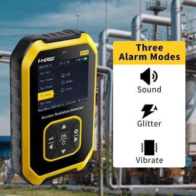 FNIRSI GC-01 Geigermåler - Dosimeter med LCD-skjerm