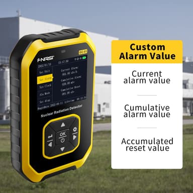 FNIRSI GC-01 Geigermåler - Dosimeter med LCD-skjerm