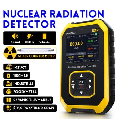 FNIRSI GC-01 Geigermåler - Dosimeter med LCD-skjerm