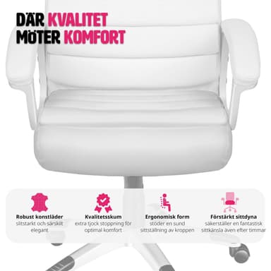 Kontorstol Paul - hvit
