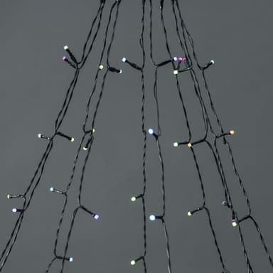 Nedis SmartLife Julelys | Tre | Wi-Fi | Varm til avkjølt hvitt | 200 LED's | 20.0 m | 10 x 2 m | Android™ / IOS