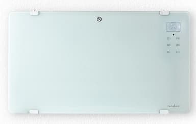 Nedis SmartLife Konveksjon Varmeapparat | Wi-Fi | Egnet til bad | Glasspanel | 2000 W | 2 Varmeinnstillinger | LED | 15 - 35 °C | Justerbar termostat | Hvit