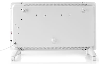 Nedis SmartLife Konveksjon Varmeapparat | Wi-Fi | Egnet til bad | Glasspanel | 2000 W | 2 Varmeinnstillinger | LED | 15 - 35 °C | Justerbar termostat | Hvit