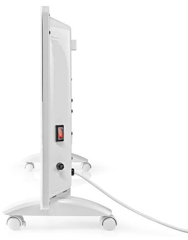 Nedis SmartLife Konveksjon Varmeapparat | Wi-Fi | Egnet til bad | Glasspanel | 2000 W | 2 Varmeinnstillinger | LED | 15 - 35 °C | Justerbar termostat | Hvit