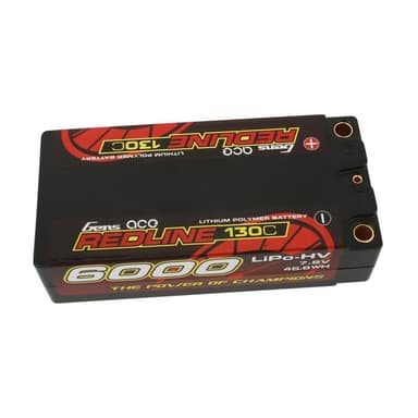 2s  6000mAh -130C - Gens Ace Shorty Redline HV