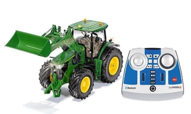SIKU John Deere 7310R m. Fr.laster og Radio -1:32