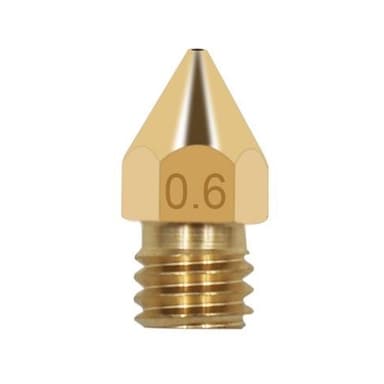 Radius MK8 Brass Nozzle 0,6 mm - 1 pcs