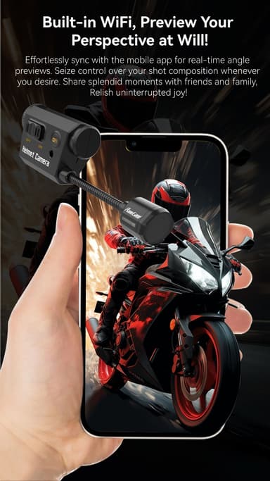 RunCam Helmet Camera Long Battery Life