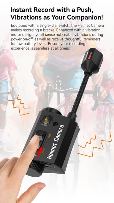 RunCam Helmet Camera Long Battery Life