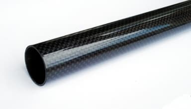 Karbonrør vevd 3K - 20x18x1000mm - Bronto