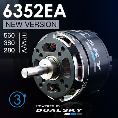 Dualsky X-Motor 6352EA-15 V3 380KV 511gram