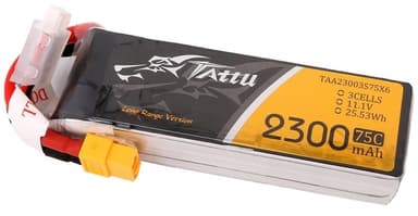 3s  2300mAh - 75C - Gens Ace Tattu XT60