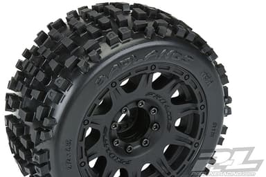 Proline Badlands 3.8 Mounted on Raid Rims (2)