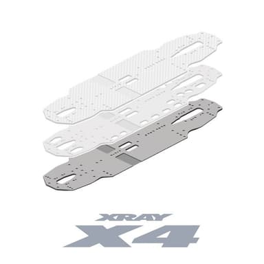XR-301012 X4 Alu Solid Chassis 2.0mm Swiss 7075