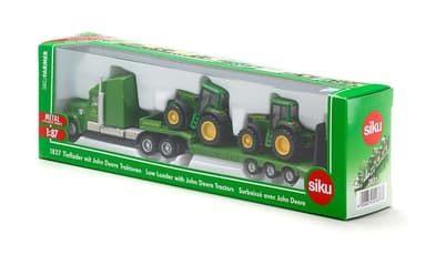 SIKU Lavlaster med John Deere Traktorer