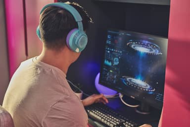 JBL Quantum 100M2 gamingheadsett (turkis)