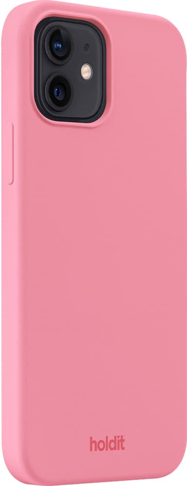 Holdit Silicone iPhone 12/12 Pro deksel (rosa)