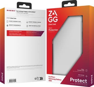 Zagg Samsung Galaxy A05 gjennomsiktig deksel