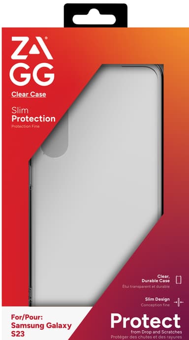 Zagg Samsung Galaxy S23 gjennomsiktig deksel