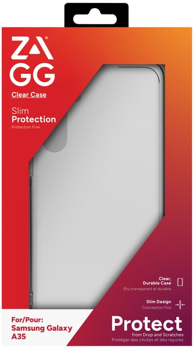 Zagg Samsung Galaxy A35 gjennomsiktig deksel