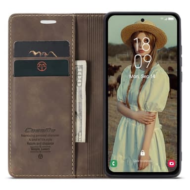 CASEME Lommebok-deksel Samsung Galaxy A55 5G - Kaffe