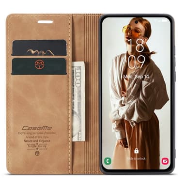 CASEME Lommebok-deksel Samsung Galaxy A55 5G - Brun
