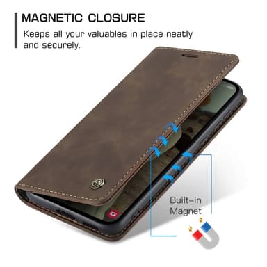 CASEME Lommebok-deksel Samsung Galaxy A55 5G - Kaffe