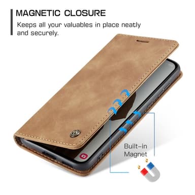 CASEME Lommebok-deksel Samsung Galaxy A55 5G - Brun