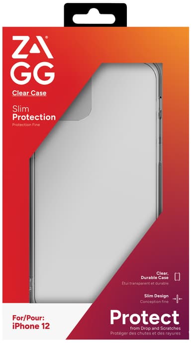 Zagg iPhone 12 gjennomsiktig deksel