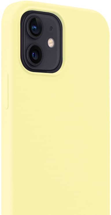 Holdit Silicone iPhone 12/12 Pro deksel (gul)