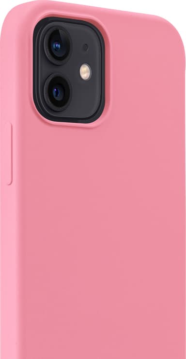 Holdit Silicone iPhone 12/12 Pro deksel (rosa)